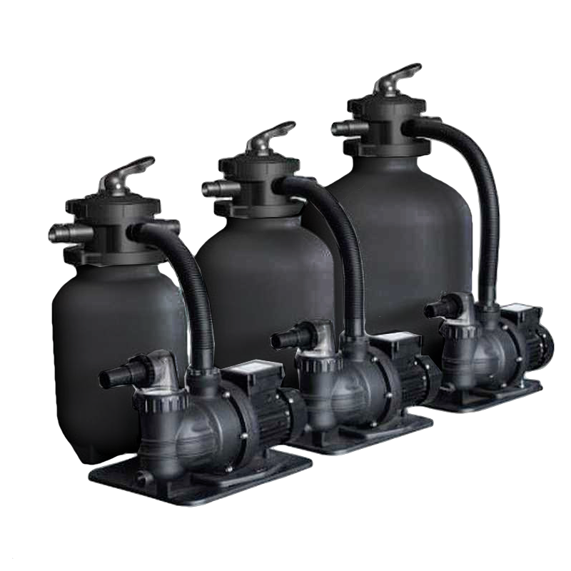 Piscine ovale hors sol Filtration sable Pompe à chaleur 120 cm